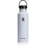 Hydro Flask Standard Mouth Flex Cap thermo bottle colour White 621 ml