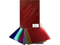 Corrugated Cardboard Colorful Metallic 25X35cm 6 Arcs