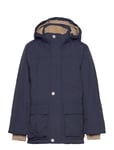 Kastorio Fleece Lined Winter Jacket. Grs Outerwear Jackets & Coats Winter Jackets Navy Mini A Ture
