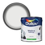 Dulux Silk Emulsion Paint For Walls And Ceilings - White Mist 2.5 Litres