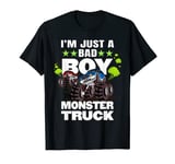 Kids Monster Truck Shirt, Funny Boy's Monster Truck T-Shirt