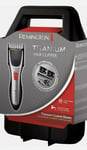 Remington Titanium Cordless Hair Clipper Shaver With Accessories & Travel Case