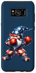 Galaxy S8+ America Gnome Dad In Retro Boxing Shoes For Patriotic Boxer Case