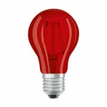Osram E27/15W LED-pære Deco, rød