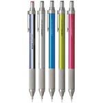 Tombow MONO Graph Zero 0.5mm Mechanical Pencils (Pack of 5), Assorted, DPA-162