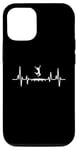Coque pour iPhone 12/12 Pro Heartbeat Trampoline Bounce Trampoline Jump Trampolinist Jump Trampolining