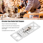 Circular Saw Guide Rail Stopper Repeatable Aluminum Alloy High Strength Right