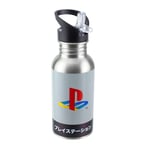 PlayStation Heritage Metallinen Juomapullo Pillillä