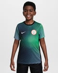 Nigeria Academy Pro Older Kids' Nike Dri-FIT Football Pre-Match Short-Sleeve Top