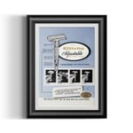 Barba Prints - Gillette Vintage Toggle Adjustable Razor A4