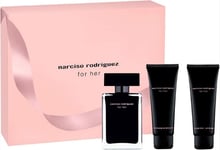 Narciso Rodriguez Her EDT Gift Set (50ml) with Shower Gel and Body Lotion