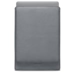 WOOLNUT Skinn-Etui for MacBook 15-tommer - Grå