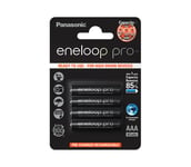 Panasonic Eneloop Pro BK-4HCDE / 4BP - 4 kpl ladattava akku AAA Eneloop Pro NiMH / 1