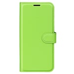 Samsung Galaxy M34 (5G) / F34 (5G) Litchi Konstläder Fodral m. Plånbok - Grön