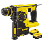 DeWalt 18V XR 24mm SDS Plus Rotary Hammer Drill With 2 Lithium-Ion 5Ah Batteries