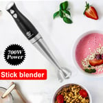 700W 2-IN-1Electric Hand Blender Stick Food Processor Mixer Fruit Whisk Handheld