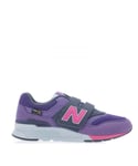 New Balance Girls Girl's 997 Hook and Loop Trainers in Purple - Size UK 13.5 Kids