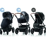Britax Stay Safe Reflex Väderkit Smile 3/4 Black