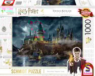 Schmidt Spiele 58577 Thomas Kinkade, Wizarding World, Harry Potter, Château de Poudlard, Puzzle 1000 pièces