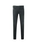 Diesel Mens Thommer 0688H Jeans - Black Cotton - Size 28W/32L