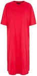 Armani Exchange Women's Cotton midi tee Shirt Dress Casual, Passion, M