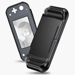 PIXFAB For Nintendo Switch Lite Case, [Ultra Slim] Scratch Resistant TPU Gel Rubber Soft Skin Silicone [Protective Case] Phone Cover For Nintendo Switch Lite - Black