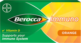 Berocca Immuno Effervescent Tablets, 11 Vitamins and Minerals, Including Vitamin