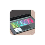 Silicone Keyboard Cover Skin For Dell Xps 15 9570 9550 9560 15 9570 15 9550 15 9560 15.6" Laptop Precision 15 5510 M5510-Rainbow-