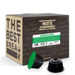 Note d'Espresso - Espresso Bar - Coffee Capsules - Exclusively Compatible with NESCAFE DOLCE GUSTO Capsule Machines - 48 caps