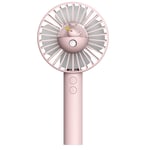 NOBRAND Hand-held spray fan/lazy cartoon fan/student portable mini humidifier usb small fan Mini Portable (Color : Narwhal Pink)