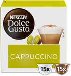 NESCAFE Dolce Gusto Cappuccino Coffee Pods - Total of 45 Cappuccino Coffee Capsu