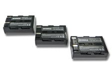 INTENSILO Li-Ion Batterie 1600mAh (7.4V) pour appareil photo, caméscope, caméra vidéo Minolta Dimage A1, A2 comme NP-400, D-Li50, SLB-1674, BP-21.