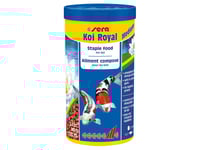 Sera Koi Royal Medium, Dammfisk, Torr Fiskmat, Pellets, Vitamin A, Vitamin B1, Vitamin B2, Vitamin C, Vitamin D3, Vitamin E, Medium, 32,5%