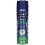 NIVEA Men Fresh Sensation Anti-transpirant Antibactériel 72h Spray 150 ml déodorant