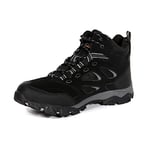 Regatta Mens Holcombe IEP Mid Rise Walking Hiking Boots, Multicolour, Black Granite, 6.5 UK