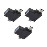 3x USB 3.0 to Micro USB and Type C Adapter Converter Data Camera Tablet Laptop