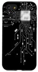 Coque pour iPhone SE (2020) / 7 / 8 CPU Cœur Processeur Circuit imprimé IA Geek Gamer Heart