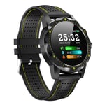 ZHYF Smart Bracelet,Sport Smart Watch Ip68 Waterproof Smartwatch Heart Rate Blood Pressure Monitoring Fitness,Yellow