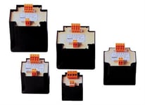 Noratel Skilletransformator, Primär, 400 - 415 - 440V, Sekundär 230V, 130Va, 47-63Hz, Lxbxh 90 X 84 X 110 Mm, Ip20