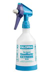 GLORIA CleanMaster Extreme EX05, Pulvérisateur à gâchette professionnel 0,5L | pulvérisateur manuel oléofuge | dégraissage, nettoyage & désinfection | p produits acides & basiques pH 4-11 | blanc/bleu