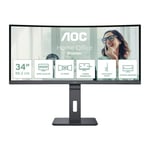 AOC Pro-line CU34P3CV - P3 Series - LED-skärm - böjd - 34"