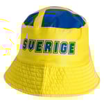 Sverige Bucket Hat - Gul/Blå - merchandise, storlek One Size Adult