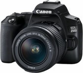 Canon EOS 250D DSLR Camera Black Body and 18-55mm f3.5-5.6 III lens