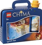 Official LEGO Legends of Chima Blue Lunch box & Drink Bottle Set  School Kids