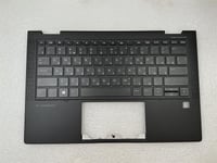 For HP Elite Dragonfly Max M45177-251 Russian Russ Palmrest Keyboard Top Cover