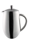 CAFÉ OLÉ 6 Cup Double Wall Bellied Cafetiere-Satin Finish