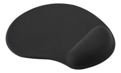 Ergonomisk musmatta med handledsstöd i gele
