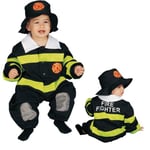 Dress Up America Ensemble de costume de pompier de luxe Little Baby