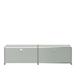 USM - USM Haller 3 TV-bänk Light Grey - TV-bänkar - Fritz Haller,Paul Schärer - Grå - Metall
