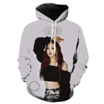 BLACK-PINK Hoodies 3D Printed Graphic Hoodie Pullover Sweatshirts Hooded With Big Pockets Unisex (Color : 6, Size : XXL)